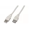Wirewin USB 2.0 prailginimo kabelis A male į A female 5m pilkas USB A-A MF 5.0 GR