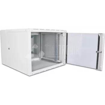 Wirewin 19 colių sieninis spintelė, 2 dalių, 600x650mm, 15U (WCAB D 600X650X15U)