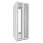 DSIT 47U 19 colių serverių spintos stovas 800x800x2200mm baltas su perforuotomis dvigubomis durimis DS8847DD-W