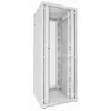 DSIT 47U 19 colių serverių spintos stovas 800x800x2200mm baltas su perforuotomis dvigubomis durimis DS8847DD-W