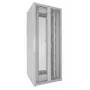 DSIT 42U 19 colių serverių stelažas 800x800x2000mm baltas, perforuotos dvigubos priekinės ir galinės durelės DS8842DD-W