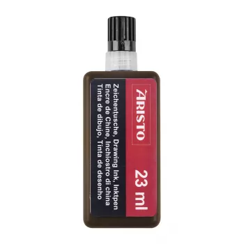 ARISTO piešimo rašalas rudas 23 ml, 1 buteliukas (AR64814)
