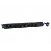 DSIT 19 colių 8 vietų PDU su pagrindiniu jungikliu ir apsauga nuo perkrovos (DS-8PDU-MO-PE)
