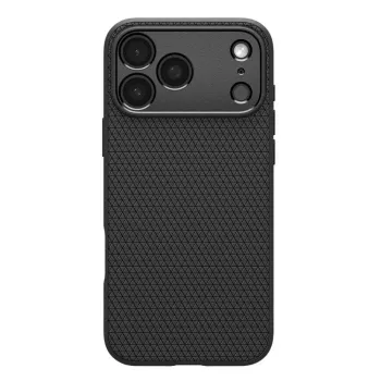 Spigen Liquid Air dėklas iPhone 17 Pro / 18 Pro - matinis juodas