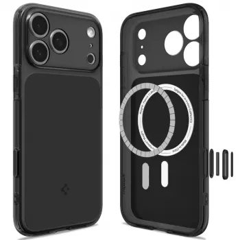SPIGEN Ultra Hybrid T MagSafe iPhone 17 Pro / 18 Pro dėklas Matte Black