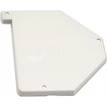 Wirewin WKS DIN Rail Cover Right – plastikinis dangtelis Keystone DIN bėgių laikikliui, šviesiai pilkas