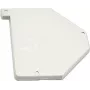 Wirewin WKS DIN Rail Cover Right – plastikinis dangtelis Keystone DIN bėgių laikikliui, šviesiai pilkas