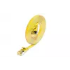 Wirewin Cat6A plonas Ethernet tinklo kabelis U/FTP plokščias geltonas 1m 10Gbps PKW-STP-SLIM-K6A 1.0 GE