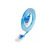 Wirewin Cat.6 Slim tinklo lizdo kabelis U/UTP 3m mėlynas PKW-SLIM-KAT6 3.0 BL