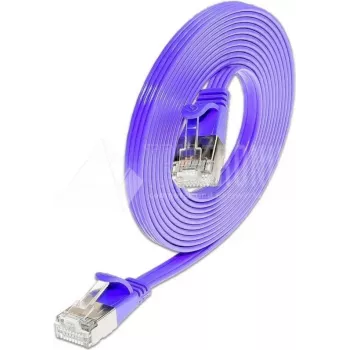 Wirewin SLIM Patch Cable STP tinklo kabelis violetinis 0,75 m Cat6 S/UTP (PKW-STP-SLIM-KAT6 0.75 VT)