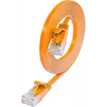 Wirewin SLIM U6 5 OR – Cat.6 plonas tinklo kabelis, U/UTP, 5,0 m, oranžinis PKW-SLIM-KAT6 5.0 OR