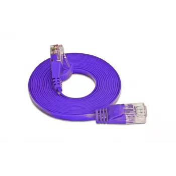 Wirewin Cat.6 SLIM tinklo kabelis U/UTP 1,5 m violetinės spalvos PKW-SLIM-KAT6 1.5 VT