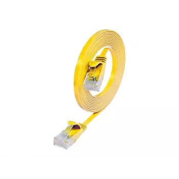 Wirewin Triotronik Cat6 U/UTP tinklo kabelis 20m, geltonas, RJ45, PKW-SLIM-KAT6 20.0 GE