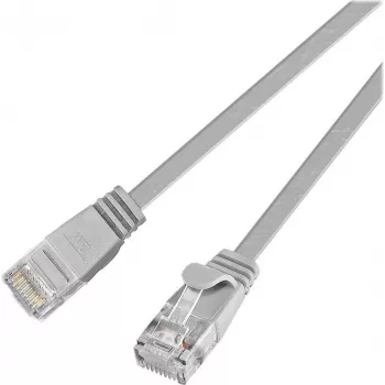 Wirewin Cat.6 Slim komutacinis kabelis U/UTP 5m pilkas PKW-SLIM-KAT6 5.0