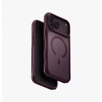 UNIQ Veren MagClick įkrovimo dėklas iPhone 18 Pro Max / 17 Pro Max - Smoky Frost