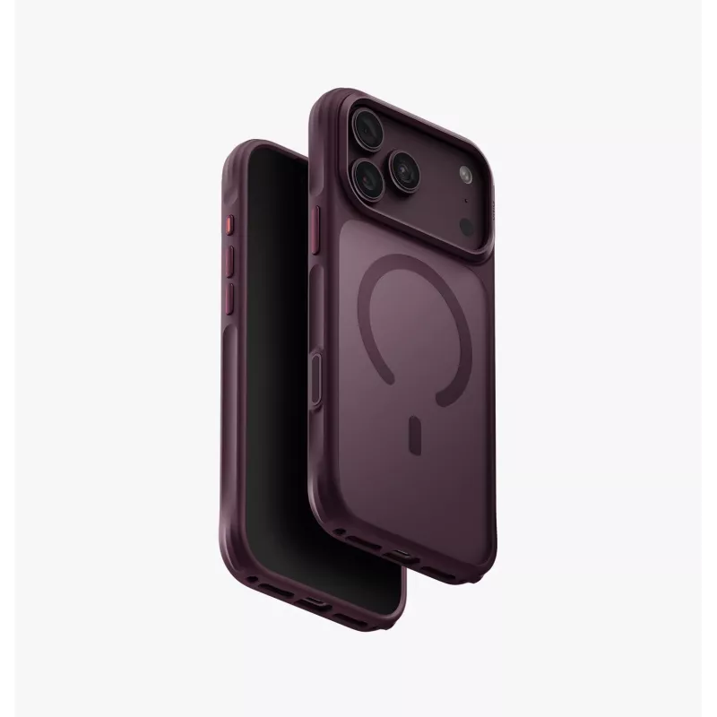 UNIQ Veren MagClick įkrovimo dėklas iPhone 18 Pro Max / 17 Pro Max - Smoky Frost