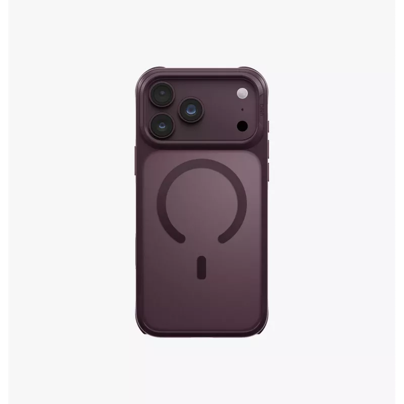 UNIQ Veren MagClick įkrovimo dėklas iPhone 18 Pro Max / 17 Pro Max - Smoky Frost