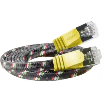 Wirewin SLIM ST6 5 GE – Cat.6 SLIM-Tough tinklo kabelis, F/FTP, 5,0 m, geltonas PKW-TOUGH-STP-K6 5.0 GE