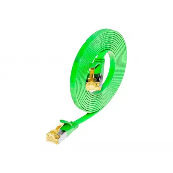Wirewin Cat6a U/FTP plonas tinklo kabelis, RJ-45, 3m, žalias PKW-STP-SLIM-K6A 3.0 GN