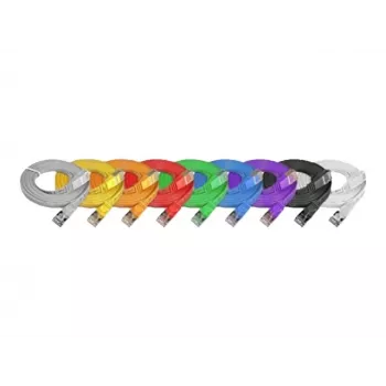 Wirewin Cat6 Slim tinklo kabelis U/FTP plokščias violetinis 15m PKW-STP-SLIM-KAT6 15.0 VT