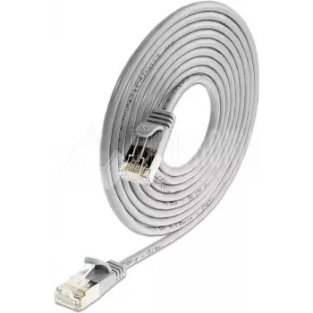 Slim Wirewin Triotronik PKW-LIGHT-STP-K6 15,0 Cat6 S/FTP tinklo kabelis, RJ45 vyriškas-vyriškas, varis, 15 m, juodas