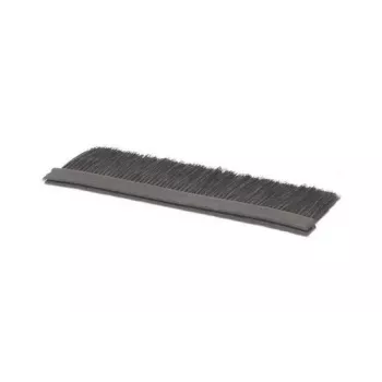 Wirewin Brush Panel 1U 19 colių plastikinis juodas kabelių valdymo skydas