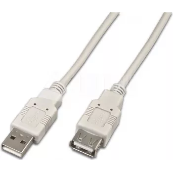 Wirewin USB A-A MF 1.0 GR USB laidas 1 m USB 2.0 pilkas