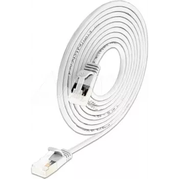 Wirewin Cat 6a U/FTP plonas apvalus tinklo kabelis 7m baltas PKW-LIGHT-STP-K6A 7.0 WS