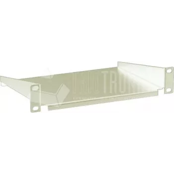 Wirewin 10 colių fiksuota stelažo lentyna, pilka (1U, 15 kg) SHELF 10IN