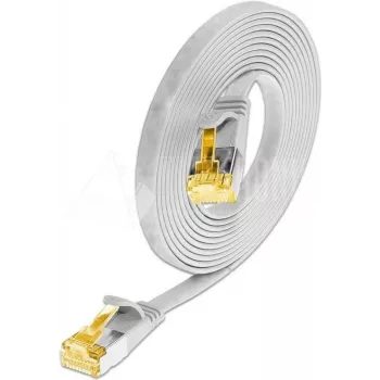 Wirewin Cat6a U/FTP plonas tinklo kabelis, 0,1 m, baltas, RJ45, 10G, 500MHz PKW-STP-SLIM-K6A 0.1 WS