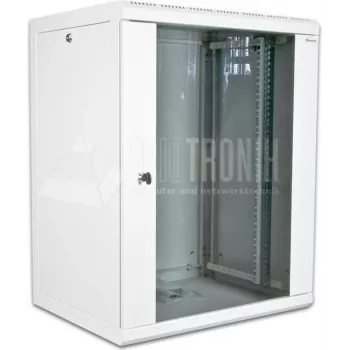 Wirewin WCAB 600X450X18U 18U laisvai stovintis serverinės spintos korpusas, pilkas
