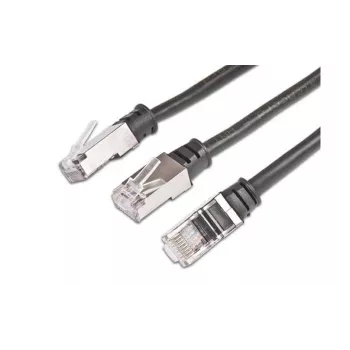 Wirewin PKW-OUT-K5E 30.0 tinklo kabelis, juodas, 30 m, Cat5e U/FTP (STP)