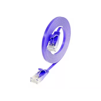 Wirewin Cat.6 U/UTP plonas Ethernet tinklo kabelis, RJ45, 1,0 m, violetinės spalvos PKW-SLIM-KAT6 1.0 VT