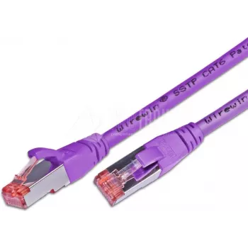 Wirewin S/FTP CAT6 0,25 m tinklo kabelis, violetinis (PKW-PIMF-KAT6 0.25 VT)