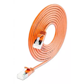 Wirewin SLIM-LS-K6A 0,15 m oranžinis Cat6A plonas Ethernet tinklo kabelis, U/FTP, 50 vnt. pakuotė