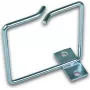 Wirewin Metalinis kabelių tvarkymo žiedas 80x80mm, tvirtinimas kairėje, juodas KFH 80X80 LF/FG
