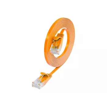Wirewin Cat.6 Slim U/UTP tinklo kabelis, 0,25 m, oranžinis PKW-SLIM-KAT6 0.25 OR