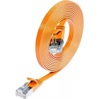 Wirewin SLIM S6 20 OR – Cat.6 SLIM tinklo kabelis, STP(PIMF), 20 m, oranžinis PKW-STP-SLIM-KAT6 20.0 OR
