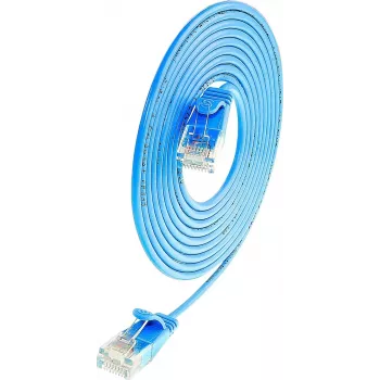 Wirewin Cat.6 Slim-Light tinklo kabelis U/UTP 0,5 m mėlynas PKW-LIGHT-K6 0.5 BL