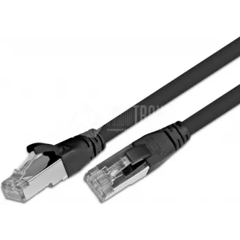 Wirewin Cat.5e F/UTP 1,5 m tinklo kabelis, RJ45, juodas PKW-STP-K5E  1.5 SW