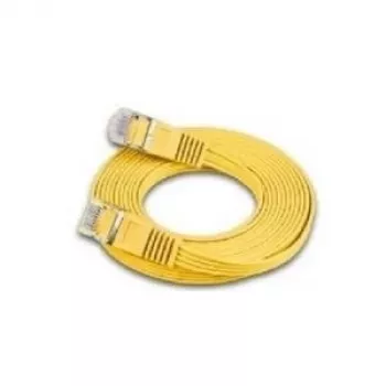 Wirewin Triotronik Cat6 U/UTP tinklo kabelis, 3m, RJ45 tėvas-tėvas, geltonas PKW-SLIM-KAT6 3.0 GE