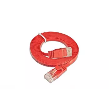 Wirewin Cat.6 plonas tinklo kabelis U/UTP 5,0 m raudonas PKW-SLIM-KAT6 5.0 RT