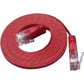 Wirewin Cat.6 SLIM tinklo kabelis U/UTP 7,5m raudonas PKW-SLIM-KAT6 7.5 RT