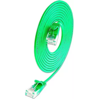 Wirewin Triotronik U/UTP Cat6 tinklo kabelis 5m žalias RJ45 PKW-LIGHT-K6 5.0 GN