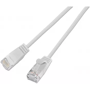 Wirewin SLIM KAT6A 10 Gigabit Lightpatchkabel rund, U/UTP, Ø 3,6 mm, weiss (SLIM-L-UU-K6A 2.0 WT)