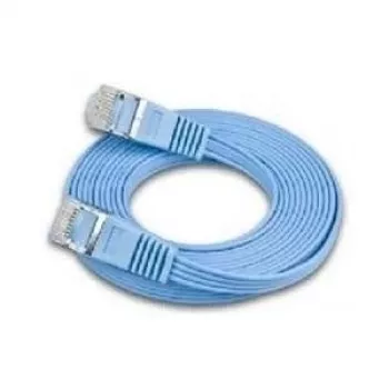Wirewin Triotronik Cat 6 U/FTP plonas tinklo kabelis, 20 m, RJ-45 male to male, mėlynas PKW-STP-SLIM-KAT6 20.0 BL
