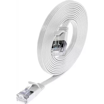 Wirewin Triotronik PKW-STP-SLIM-KAT6 5.0 WS - Cat6 U/FTP plonas tinklo kabelis, RJ-45 male to male, 5 m, baltas
