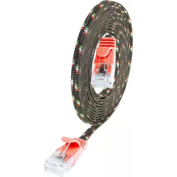 Wirewin Cat.6 SLIM-Tough U/UTP tinklo kabelis, 0,5 m, raudonas PKW-TOUGH-K6 0.5 RT