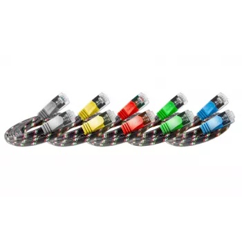 Wirewin SLIM ST6 2 GE - Cat.6 SLIM-Tough laidas, F/FTP, 2,0 m, geltonas PKW-TOUGH-STP-K6 2.0 GE