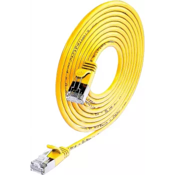 Wirewin Triotronik F/UTP Cat6 tinklo kabelis 20m geltonas RJ45 male to male PKW-LIGHT-STP-K6 20.0 GE